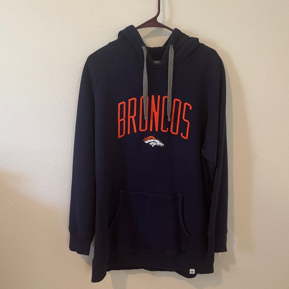 Women's Navy Denver Broncos Hoodie
